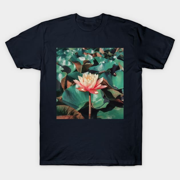 pink lotus T-Shirt by psychoshadow